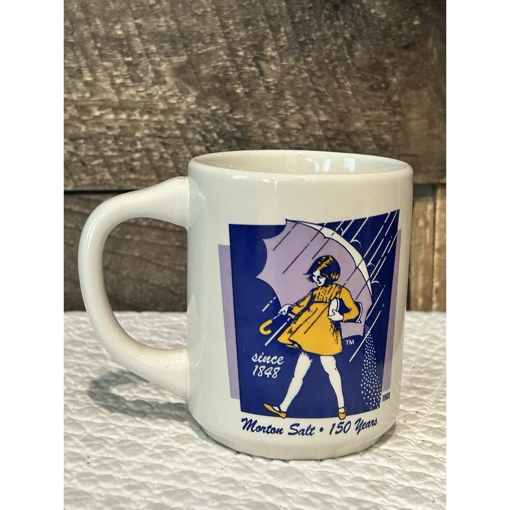 Vintage Morton Salt Mug Bryan China‎ 1968